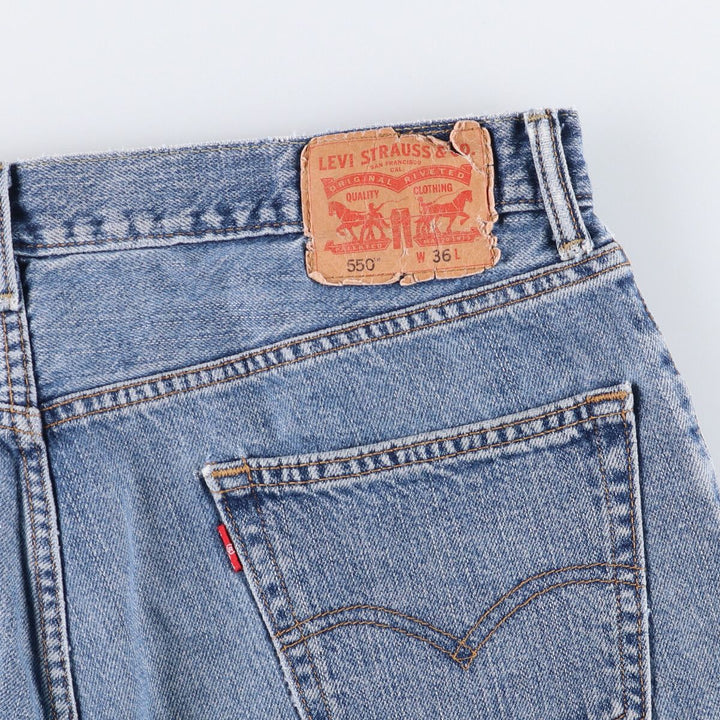 Levi's denim shorts, short pants, men's size w36 cotton blue type Vintage Second Hand