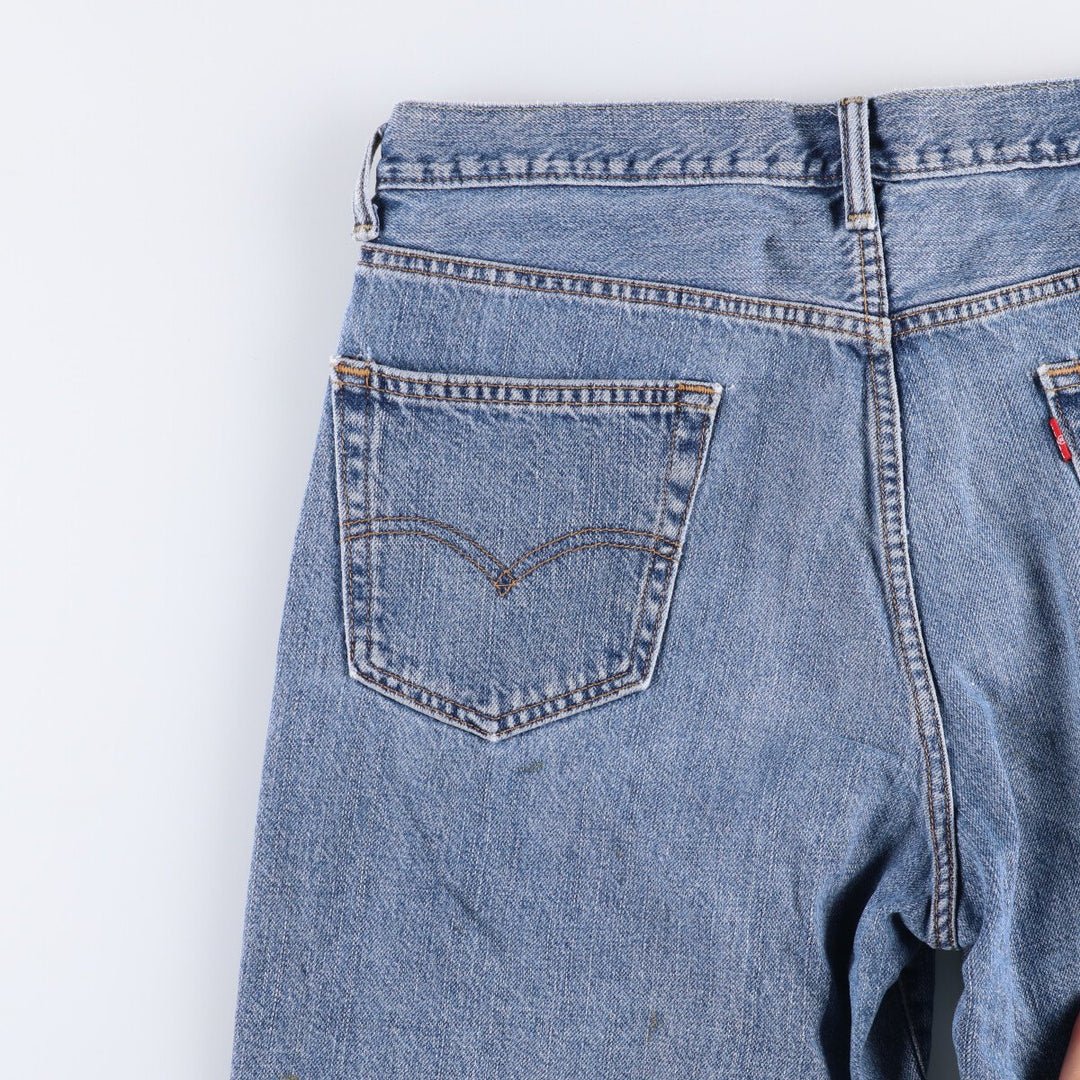 Levi's denim shorts, short pants, men's size w36 cotton blue type Vintage Second Hand