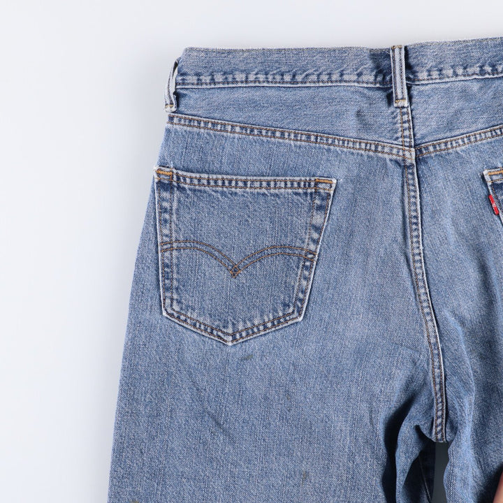 Levi's denim shorts, short pants, men's size w36 cotton blue type Vintage Second Hand