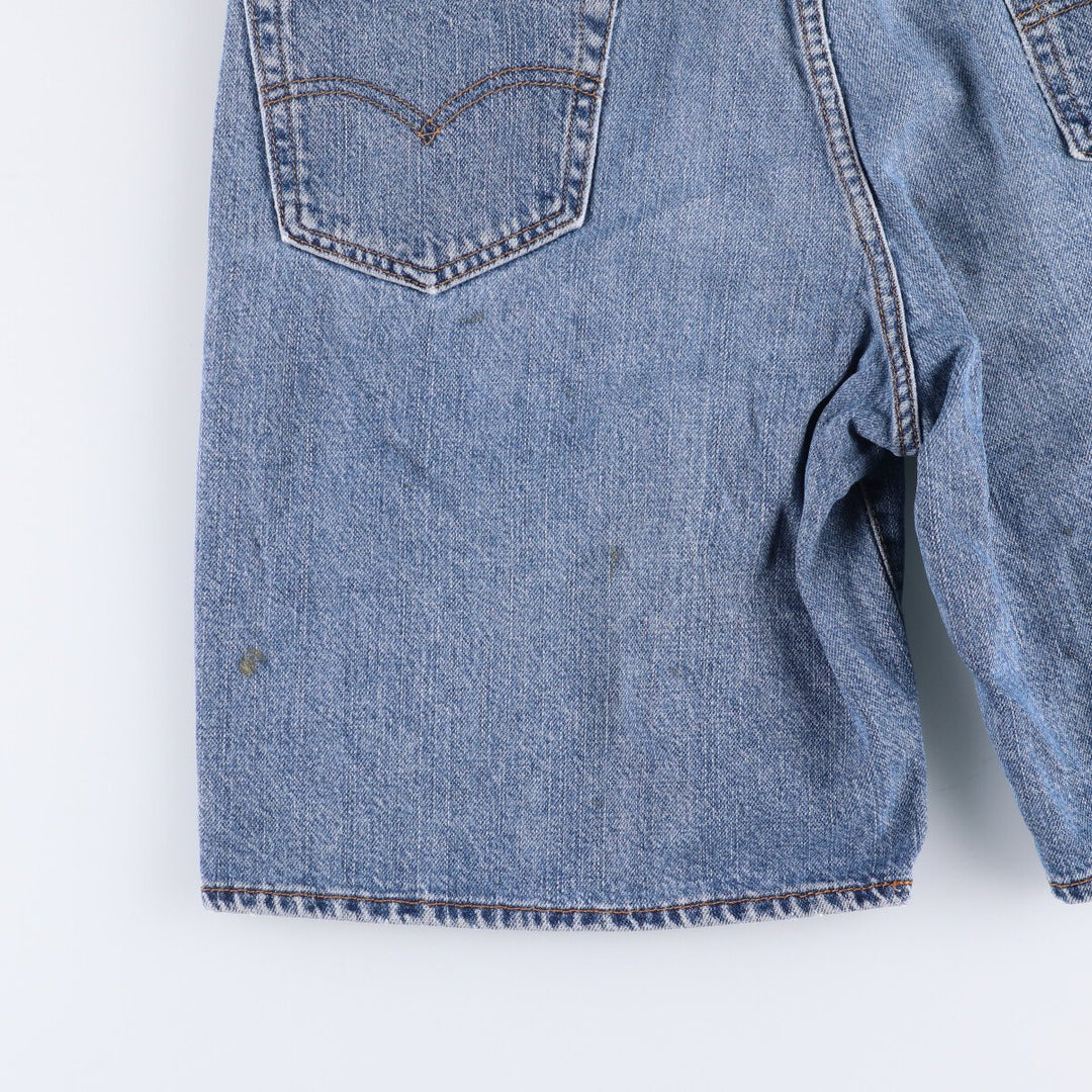 Levi's denim shorts, short pants, men's size w36 cotton blue type Vintage Second Hand