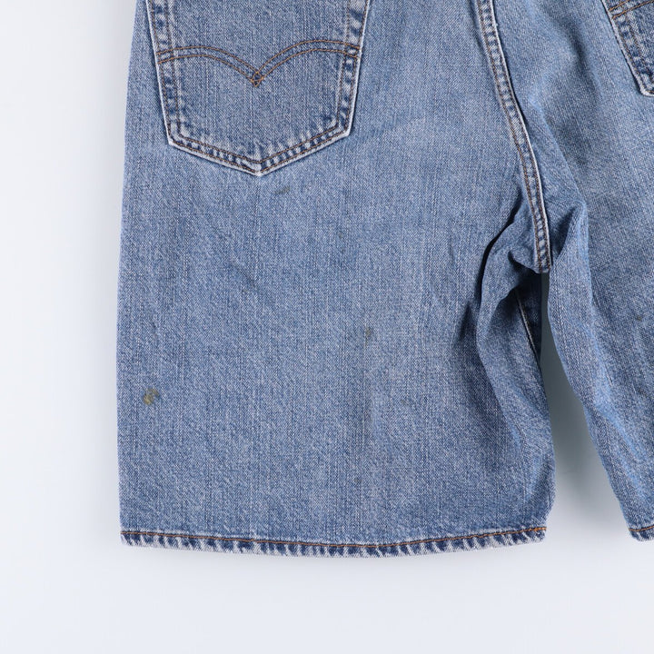 Levi's denim shorts, short pants, men's size w36 cotton blue type Vintage Second Hand