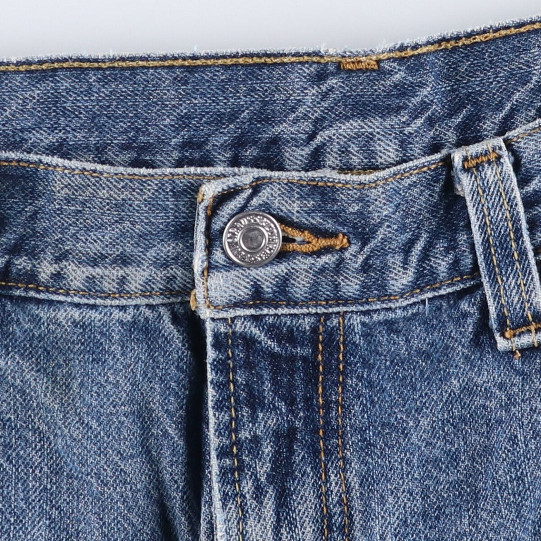 Levi's 550 denim shorts, short pants for men, size W35 cotton blue type Vintage Second Hand