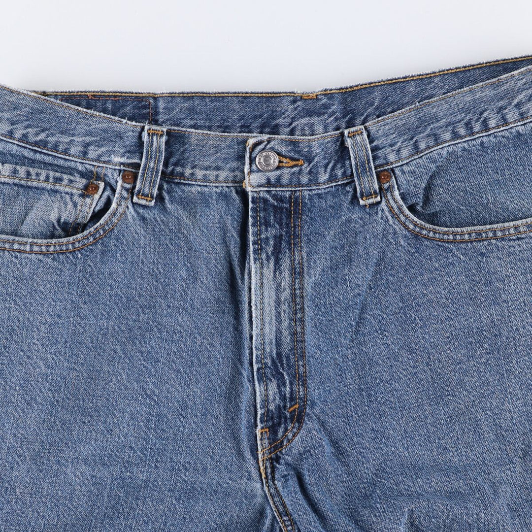 Levi's 550 denim shorts, short pants for men, size W35 cotton blue type Vintage Second Hand