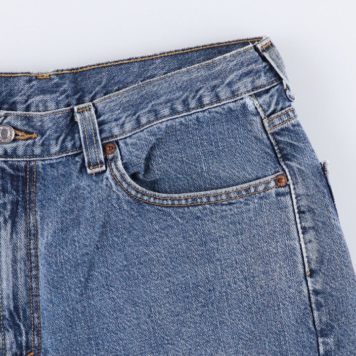 Levi's 550 denim shorts, short pants for men, size W35 cotton blue type Vintage Second Hand
