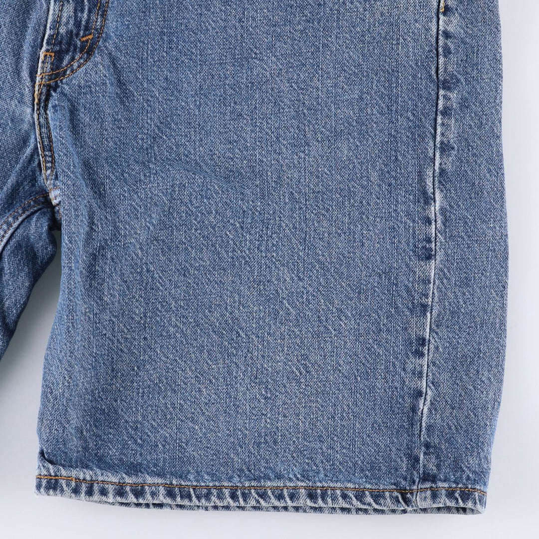 Levi's 550 denim shorts, short pants for men, size W35 cotton blue type Vintage Second Hand