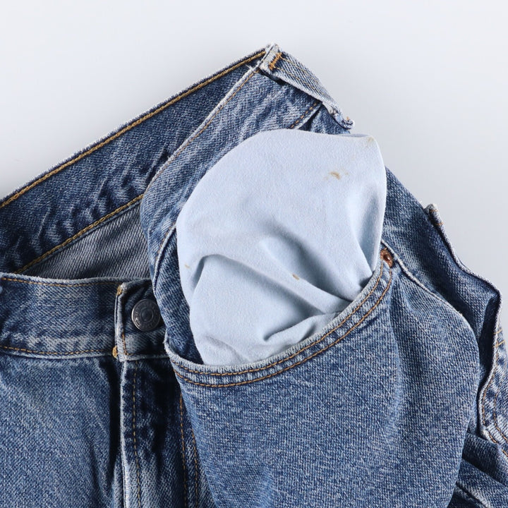 Levi's 550 denim shorts, short pants for men, size W35 cotton blue type Vintage Second Hand