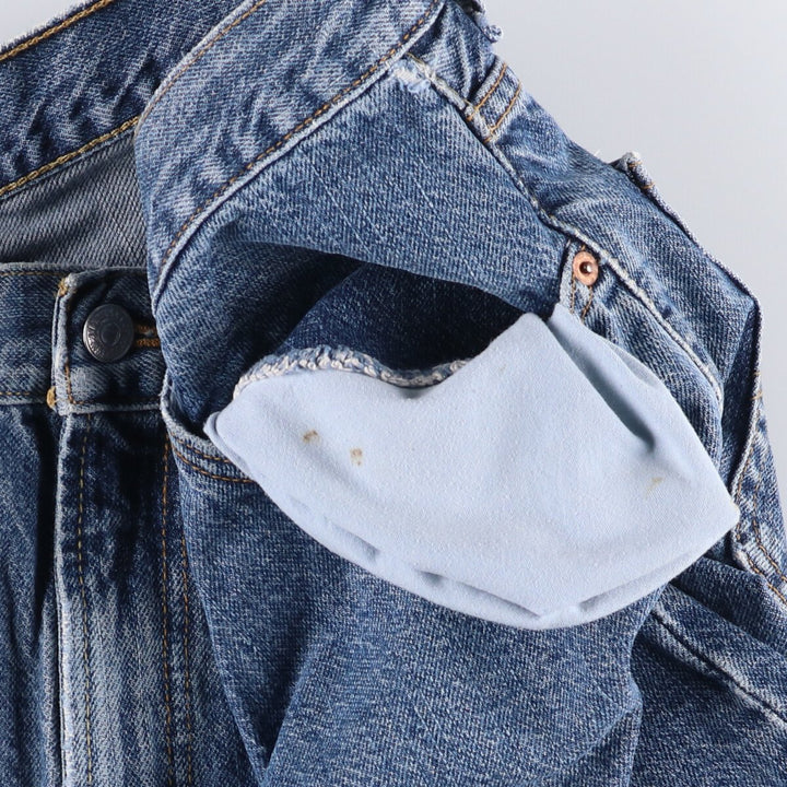 Levi's 550 denim shorts, short pants for men, size W35 cotton blue type Vintage Second Hand