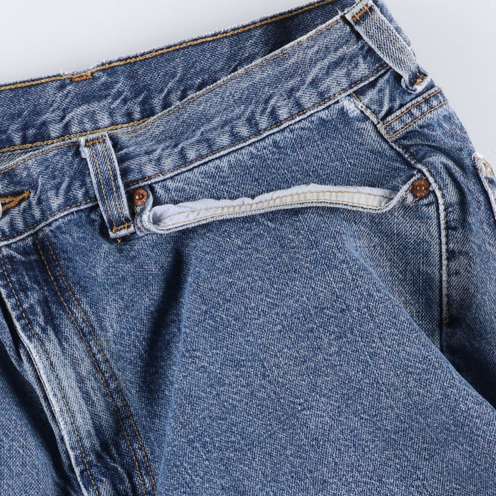 Levi's 550 denim shorts, short pants for men, size W35 cotton blue type Vintage Second Hand
