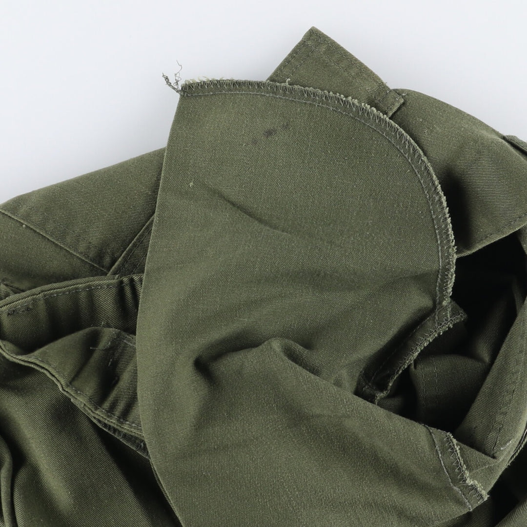 80'S US military genuine military baker pants made in USA men's w31 equivalent vintage polyester Khaki type Vintage Second Hand