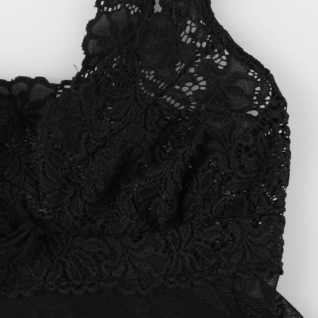 90'S Cosabella Cutwork Embroidered See-Through Lingerie Camisole, Made in Italy, Women's Size Small, Vintage polyamide black type Vintage Second Hand