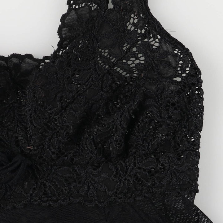 90'S Cosabella Cutwork Embroidered See-Through Lingerie Camisole, Made in Italy, Women's Size Small, Vintage polyamide black type Vintage Second Hand