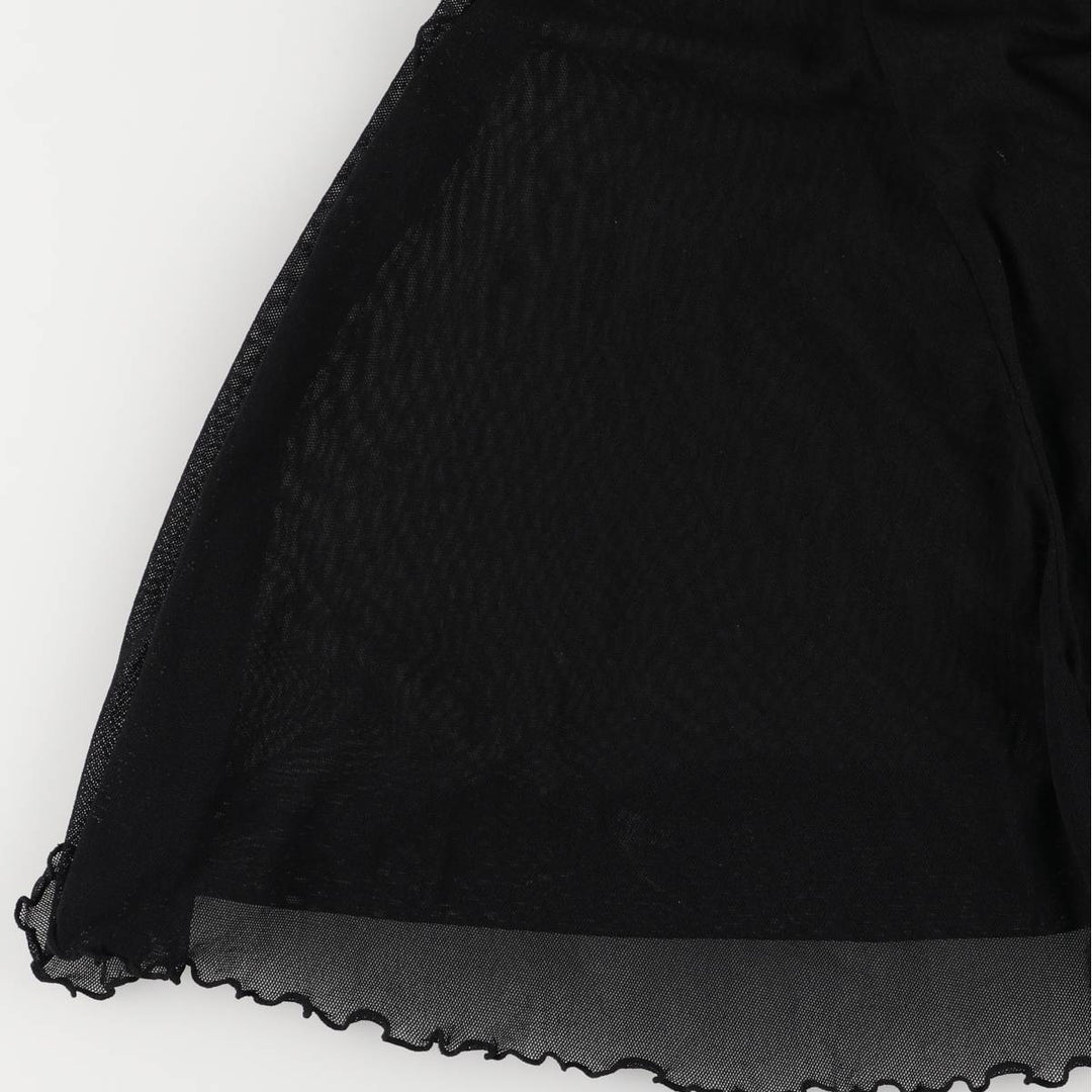90'S Cosabella Cutwork Embroidered See-Through Lingerie Camisole, Made in Italy, Women's Size Small, Vintage polyamide black type Vintage Second Hand