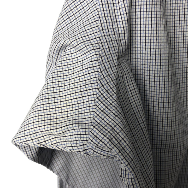Ralph Lauren BLAKE long sleeve button down check shirt, men's size L cotton white type Vintage Second Hand