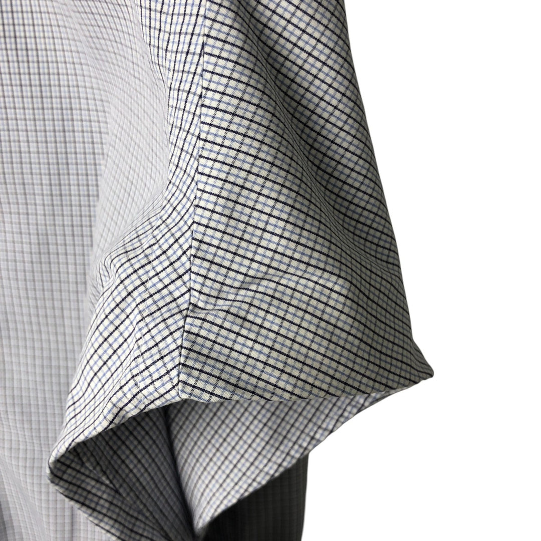Ralph Lauren BLAKE long sleeve button down check shirt, men's size L cotton white type Vintage Second Hand