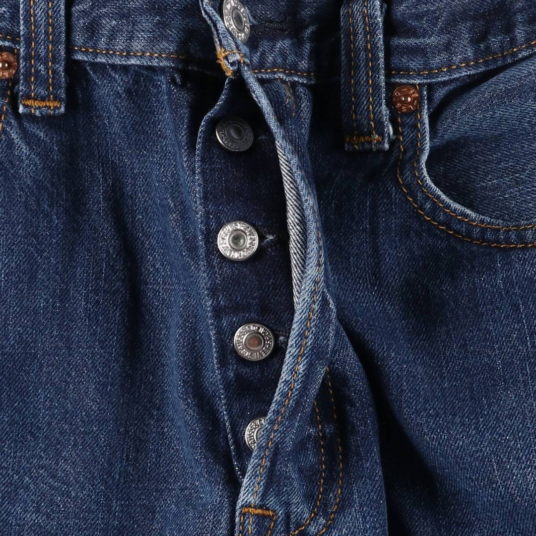 Levi's 501 straight denim pants for men, size W34 cotton blue type Vintage Second Hand