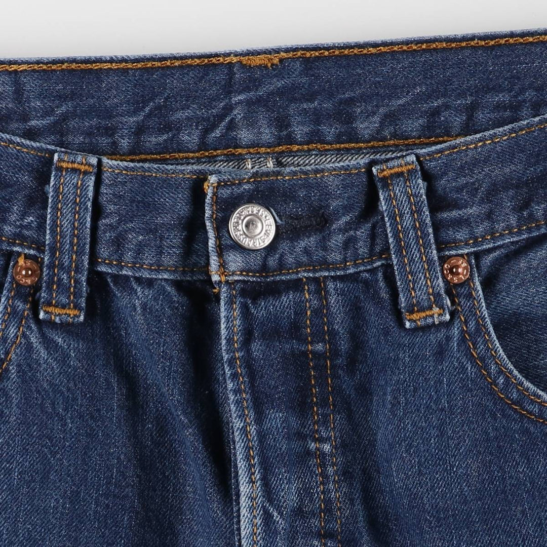 Levi's 501 straight denim pants for men, size W34 cotton blue type Vintage Second Hand