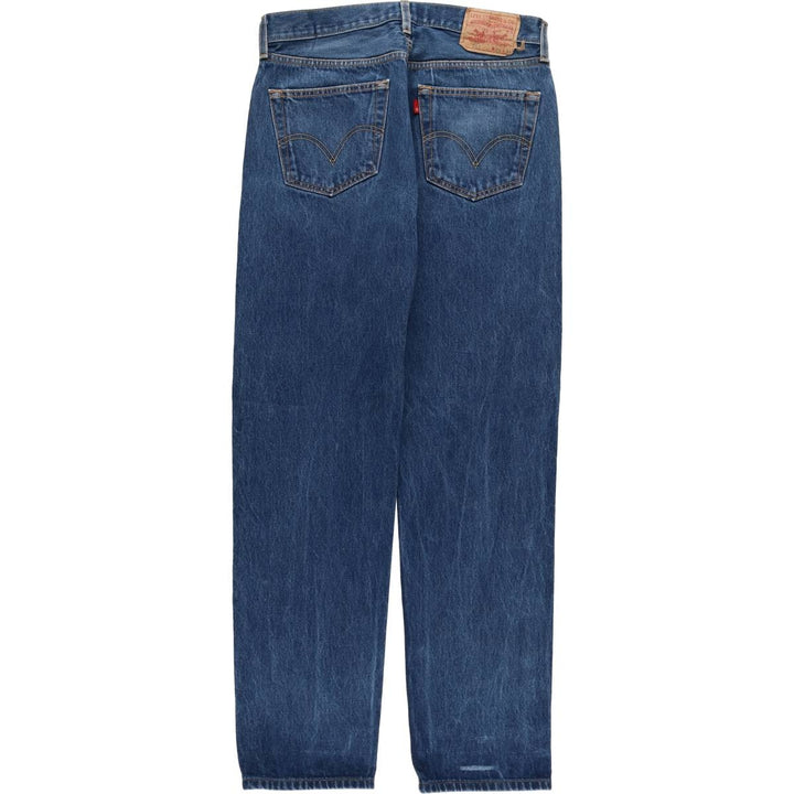 Levi's 501 straight denim pants for men, size W32 cotton blue type Vintage Second Hand