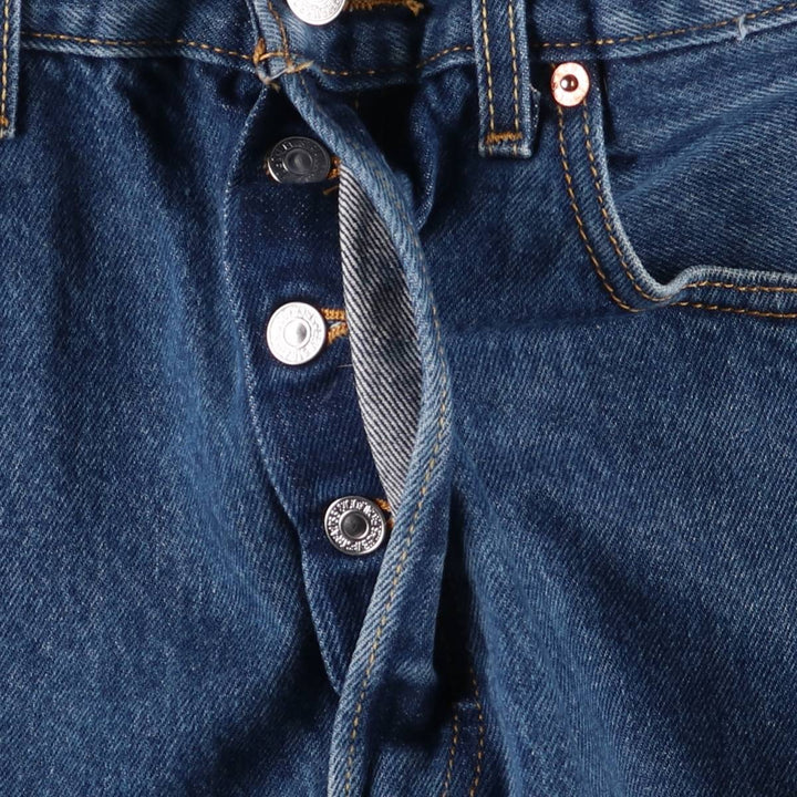Levi's 501 straight denim pants for men, size W32 cotton blue type Vintage Second Hand