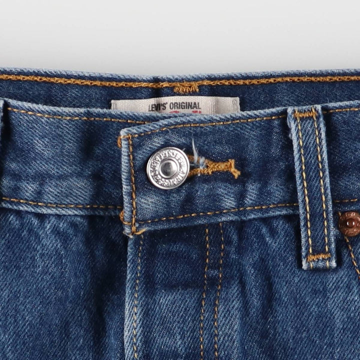 Levi's 501 straight denim pants for men, size W32 cotton blue type Vintage Second Hand