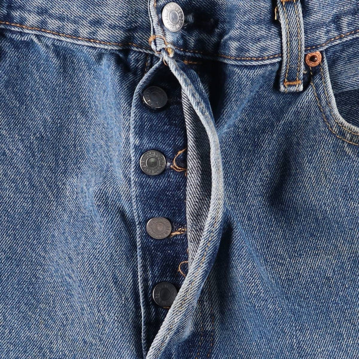 Levi's 501 straight denim pants for men, size W37 cotton blue type Vintage Second Hand