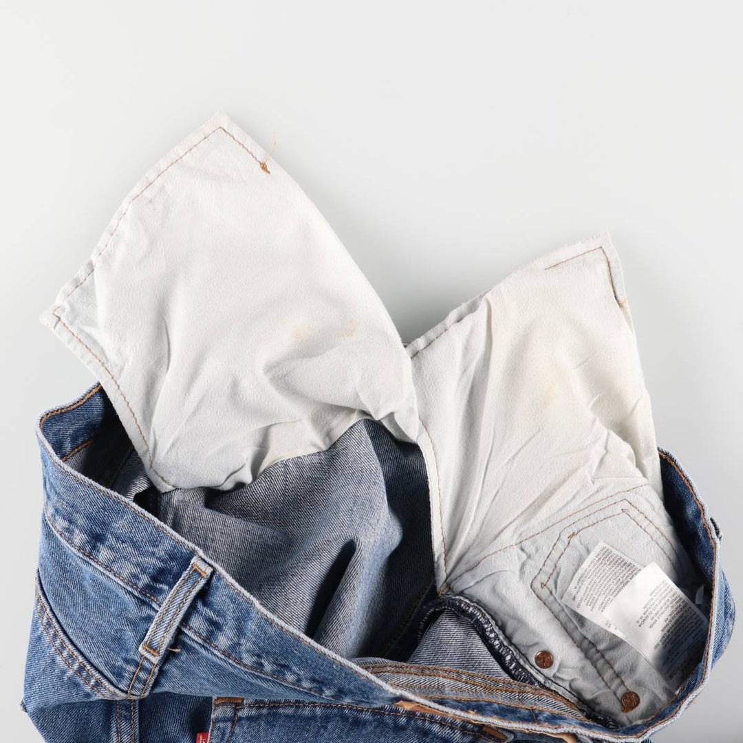 Levi's 501 straight denim pants for men, size W37 cotton blue type Vintage Second Hand