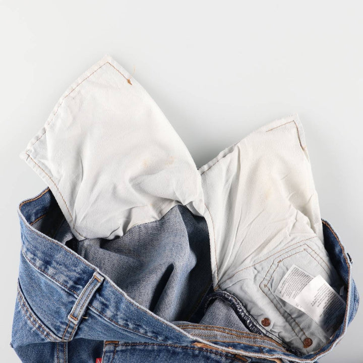 Levi's 501 straight denim pants for men, size W37 cotton blue type Vintage Second Hand