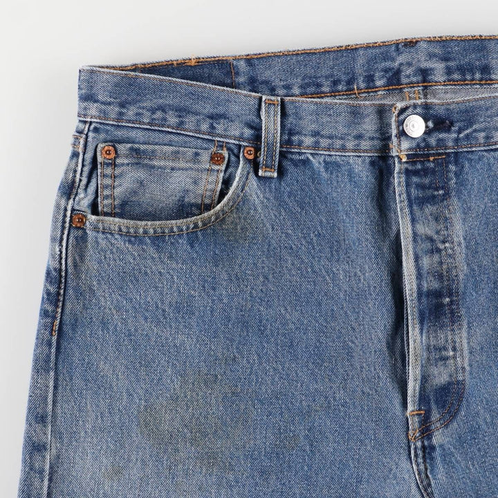 Levi's 501 straight denim pants for men, size W37 cotton blue type Vintage Second Hand