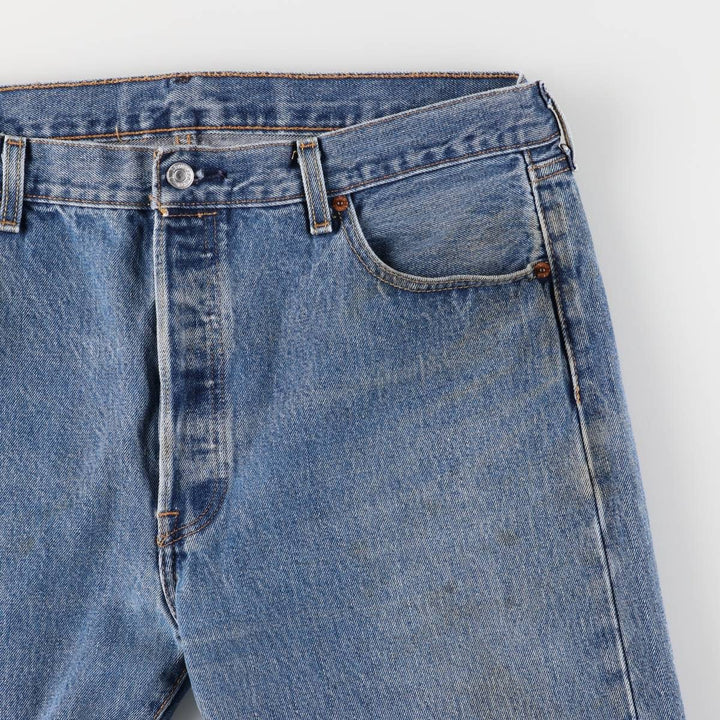 Levi's 501 straight denim pants for men, size W37 cotton blue type Vintage Second Hand