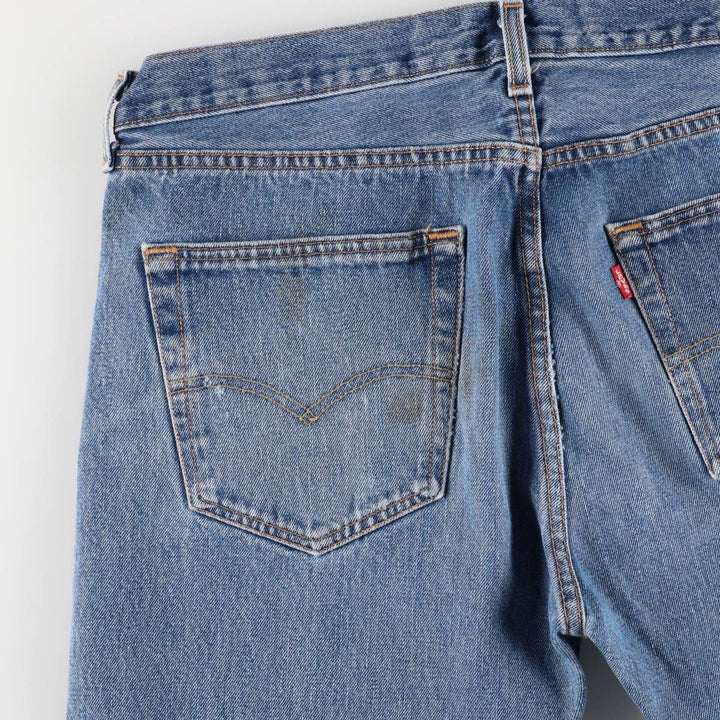 Levi's 501 straight denim pants for men, size W37 cotton blue type Vintage Second Hand