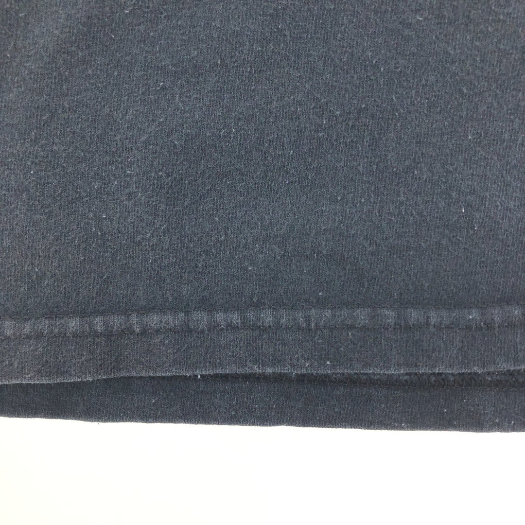 90s~00'S QUICKSILVER Surf Skate T-shirt Men's L size Vintage unclear black type Vintage Second Hand