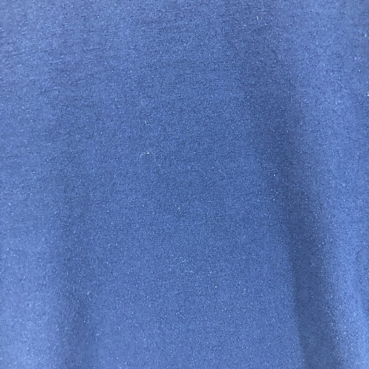 Jerzees Plain Pocket T-Shirt Made in USA Men's XL cotton navy blue type Vintage Second Hand