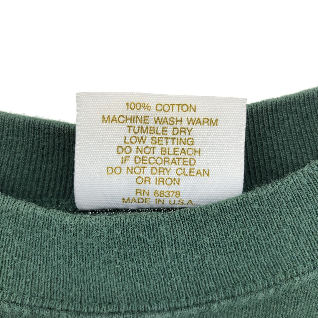 Tennessee River Plain T-Shirt Made in USA Men's M size cotton green type Vintage Second Hand