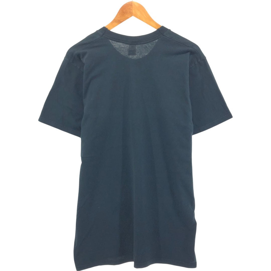 Fruit of the Loom Plain Pocket T-Shirt, Men's XL cotton black type Vintage Second Hand