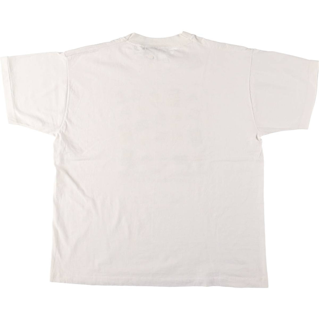 90'S Fruit of the Loom Best Printed T-shirt, Made in USA, Men's XL, Vintage cotton white type Vintage Second Hand