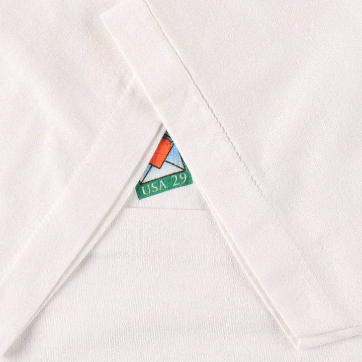 90'S Fruit of the Loom Best Printed T-shirt, Made in USA, Men's XL, Vintage cotton white type Vintage Second Hand