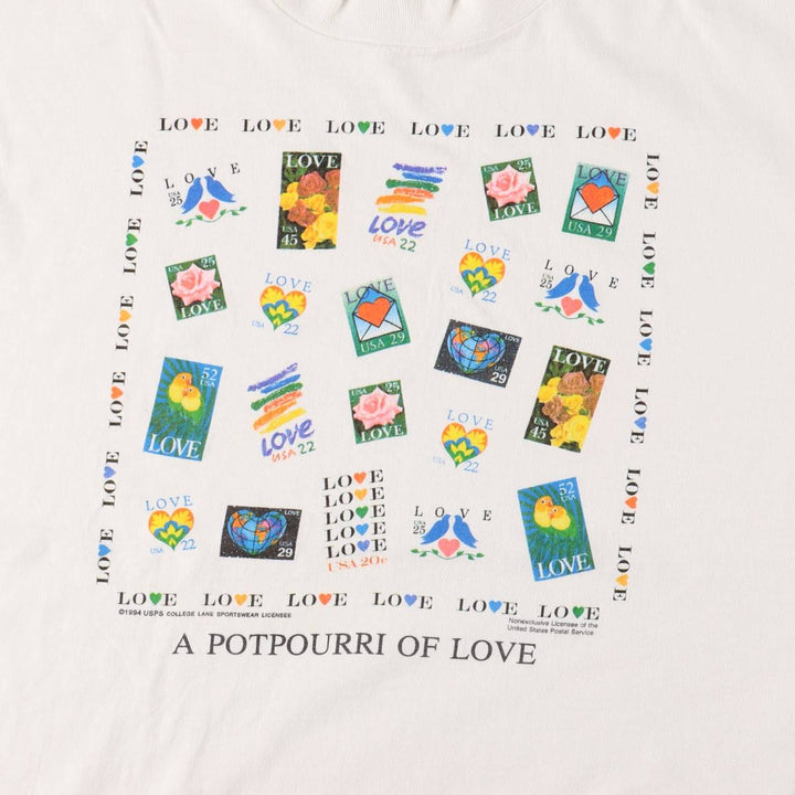 90'S Fruit of the Loom Best Printed T-shirt, Made in USA, Men's XL, Vintage cotton white type Vintage Second Hand