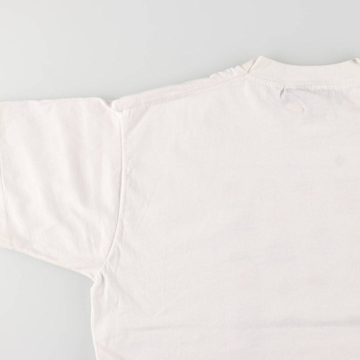90'S Fruit of the Loom Best Printed T-shirt, Made in USA, Men's XL, Vintage cotton white type Vintage Second Hand