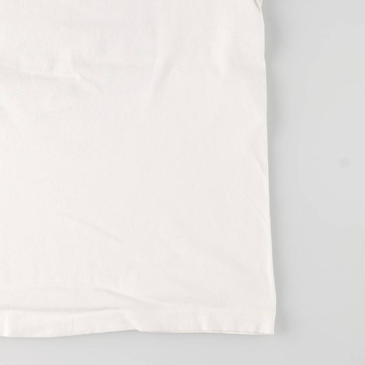90'S Fruit of the Loom printed T-shirt, made in Canada, men's XL size, vintage cotton white type Vintage Second Hand