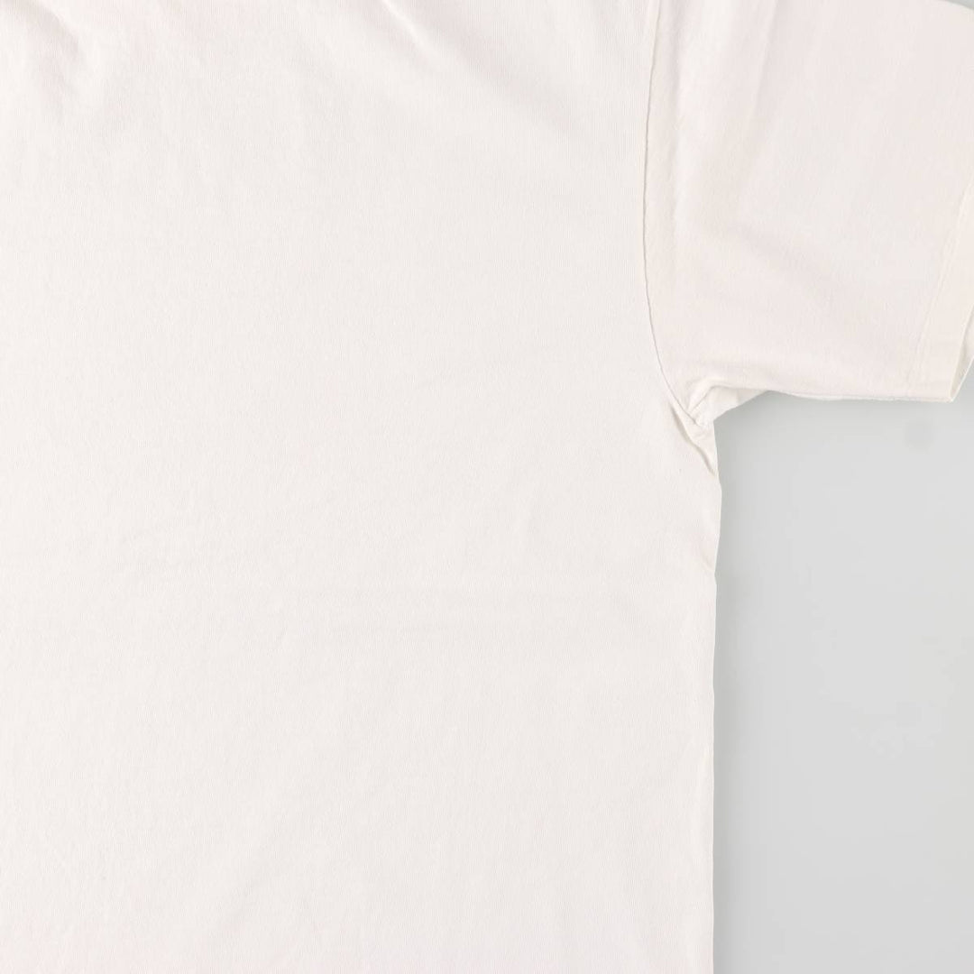 90'S ONEITA POWER-T Message Print T-Shirt Made in USA Men's L Size Vintage cotton white type Vintage Second Hand