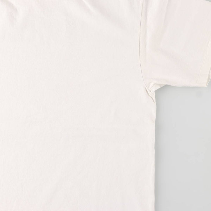 90'S ONEITA POWER-T Message Print T-Shirt Made in USA Men's L Size Vintage cotton white type Vintage Second Hand