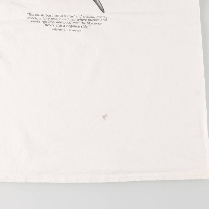 90s~00'S Gildan GADFLY Printed T-shirt Men's XL cotton white type Vintage Second Hand