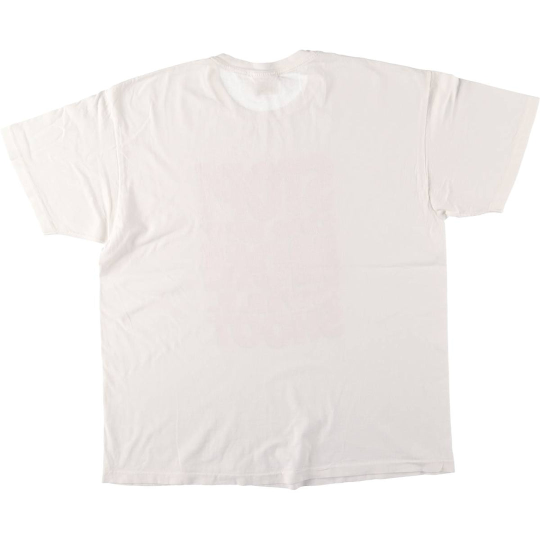 90'S Hanes ULTRAWEIGHT Message Print T-Shirt Made in USA Men's XL Vintage cotton white type Vintage Second Hand
