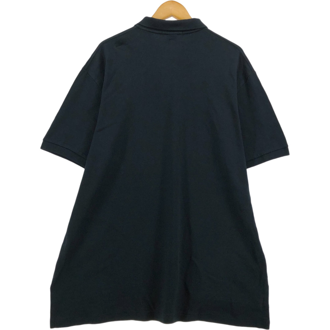 Ralph Lauren POLO by Ralph Lauren short sleeve polo shirt, men's XL size cotton black type Vintage Second Hand