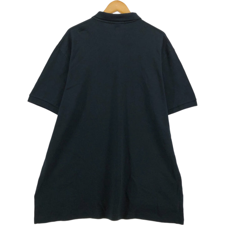 Ralph Lauren POLO by Ralph Lauren short sleeve polo shirt, men's XL size cotton black type Vintage Second Hand