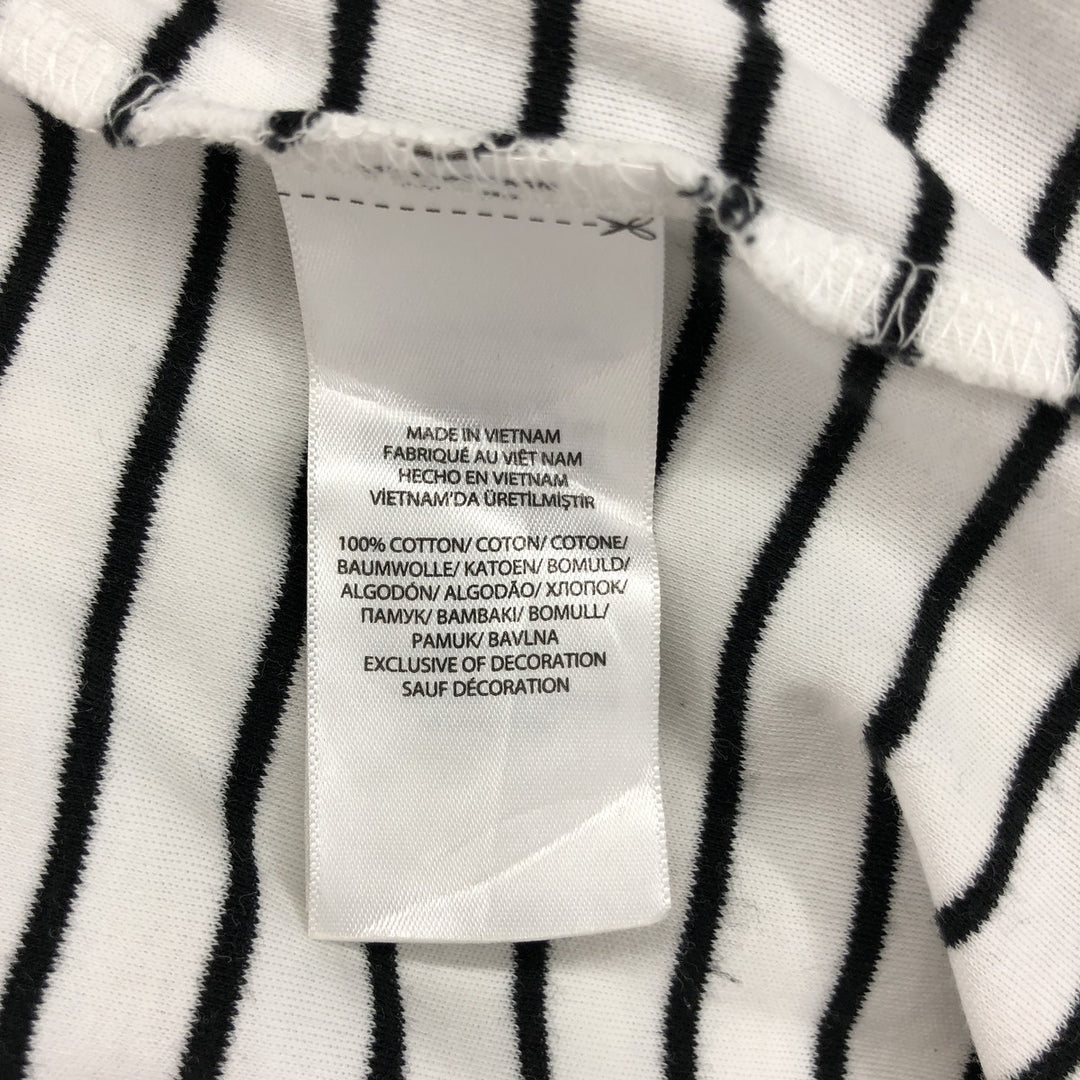 Ralph Lauren POLO RALPH LAUREN CLASSIC FIT short sleeve striped polo shirt men's XL equivalent cotton white type Vintage Second Hand