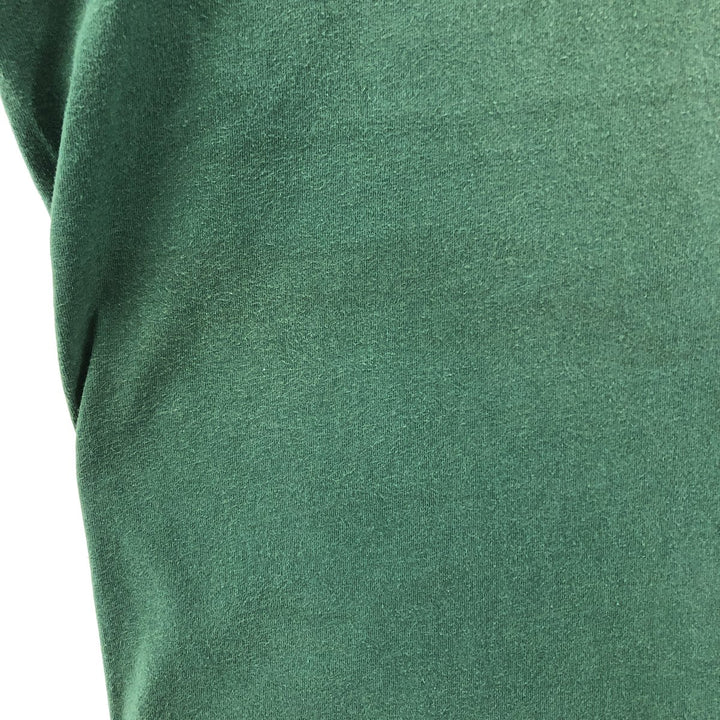 90'S Nike One Point Logo T-shirt, Men's M size, Vintage cotton Green type dark green Vintage Second Hand