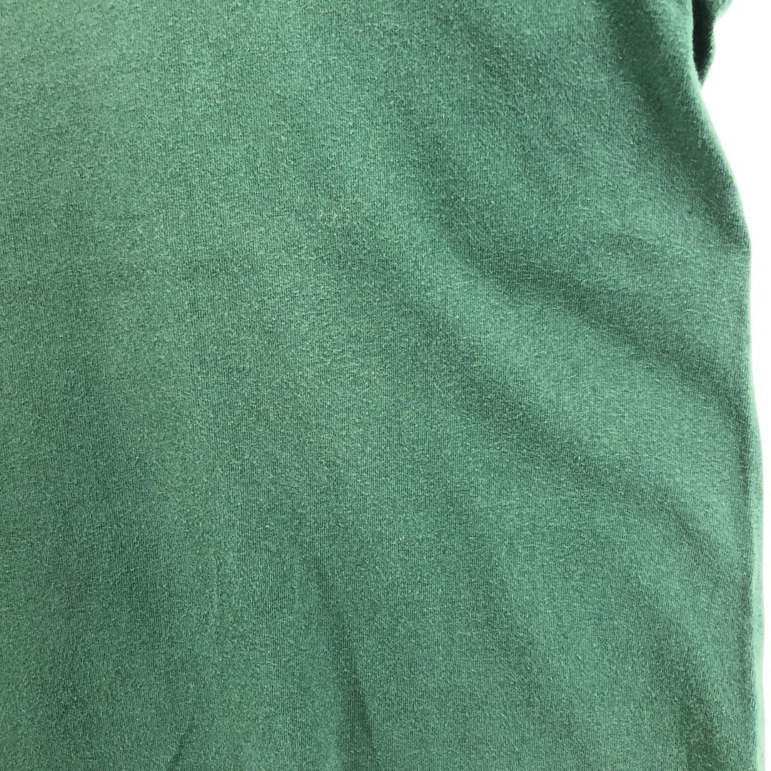90'S Nike One Point Logo T-shirt, Men's M size, Vintage cotton Green type dark green Vintage Second Hand