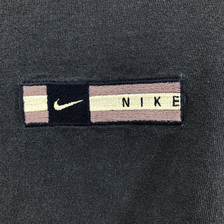 90'S Nike Sports Print T-Shirt Made in USA Men's XL Vintage cotton navy blue type Vintage Second Hand