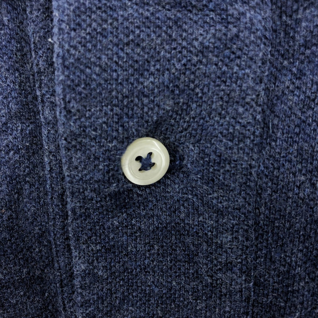 Ralph Lauren POLO by Ralph Lauren short sleeve polo shirt, men's XL size cotton Navy blue Vintage Second Hand
