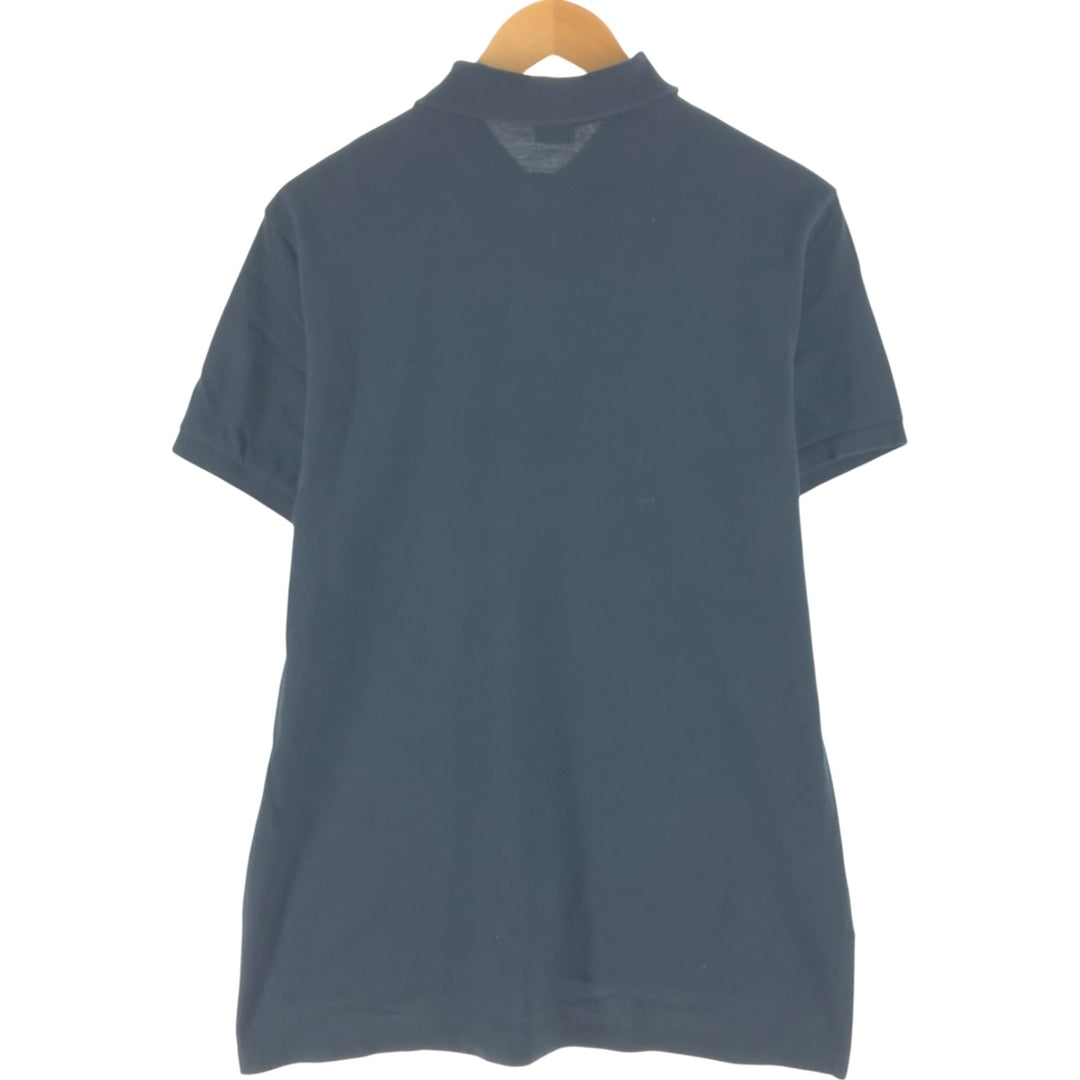 Ralph Lauren POLO by Ralph Lauren CUSTOM FIT short sleeve polo shirt, men's size L cotton black type Vintage Second Hand